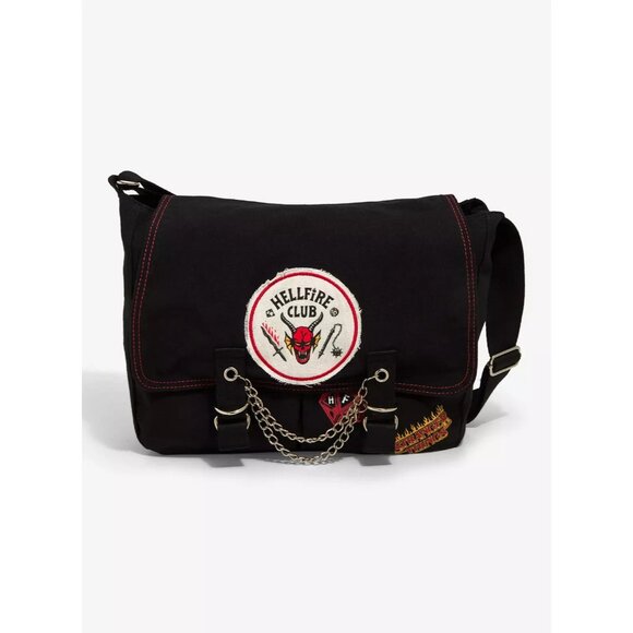 Stranger Things Hellfire Club Messenger Bag NEW - Picture 5 of 7